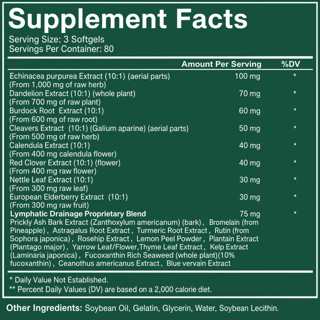 Mascen® Lymph Drainage Softgels