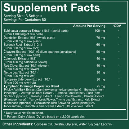 Mascen® Lymph Drainage Softgels
