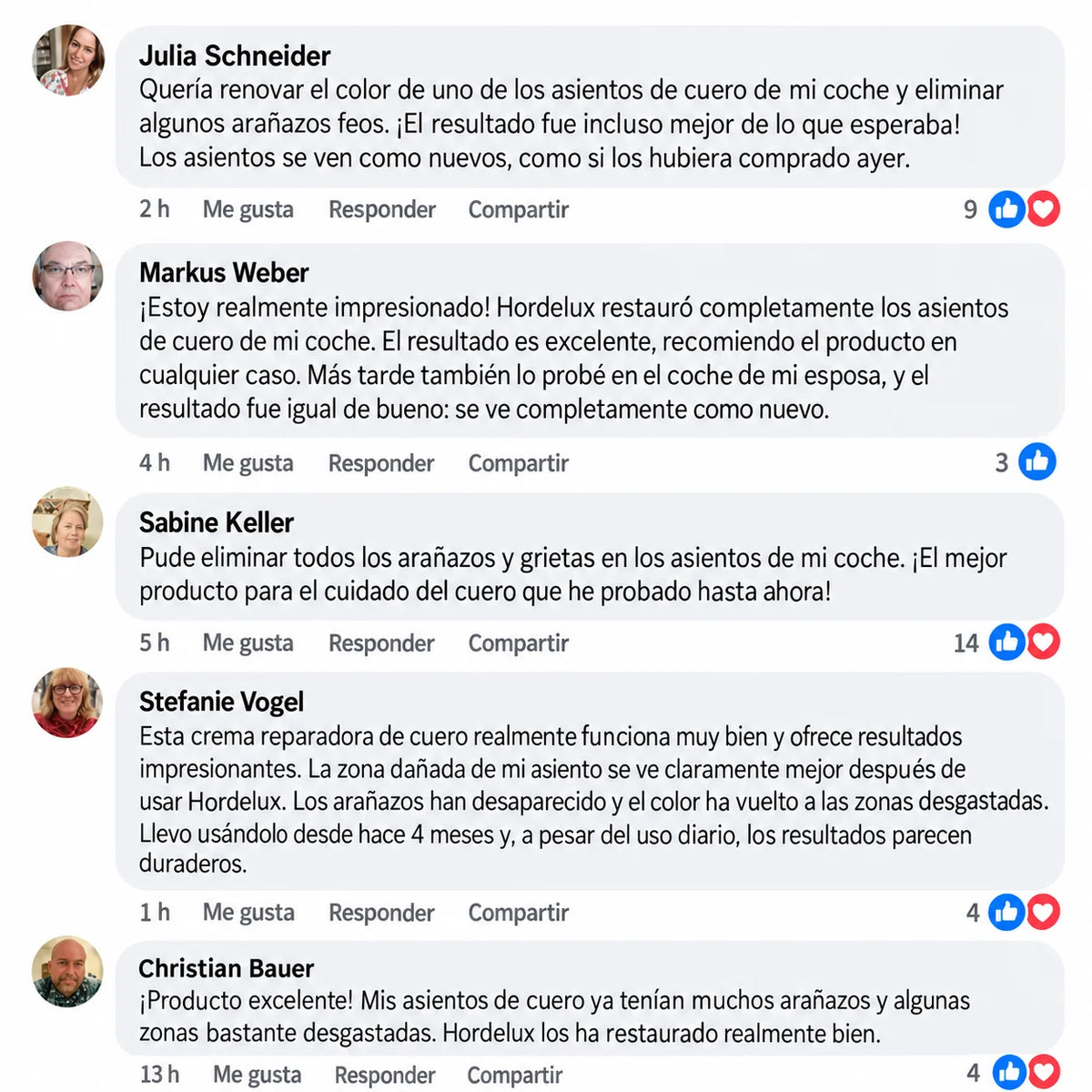 Hordelux – Restaurador de cuero para coche